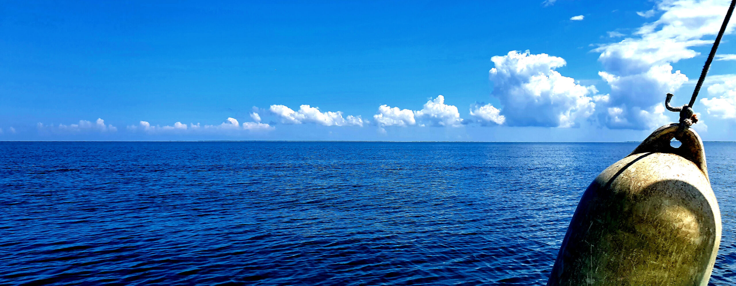 Une bouée face à la mer